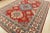 Farmhouse Kazak Rug 9’11” X 13’4” Red Wool Tribal Hand-Knotted Oriental Carpet For Sale - Image 3 of 15
