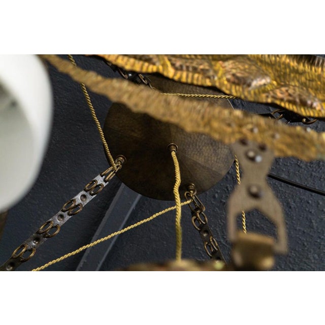 Art Nouveau Ceiling Lamp Chandelier For Sale - Image 10 of 18