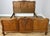 Vintage Louis XVI French Oak Double Bed Frame with Carved Headboard For Sale - Image 13 of 13
