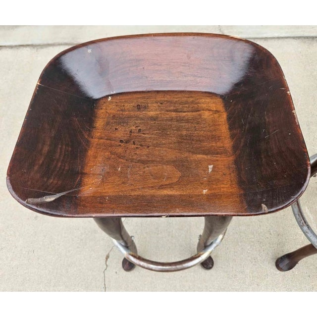 1970s Jean of Topanga Counter Stools Set For Sale In Los Angeles - Image 6 of 10