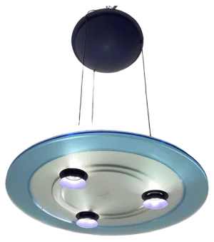 Aurora Glass Light Pendant from Arteluce, 1980s