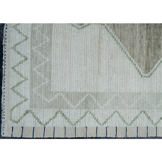 Turkish Modern Handmade Rug 10'6" x 13'11" #17168 For Sale - Image 3 of 8