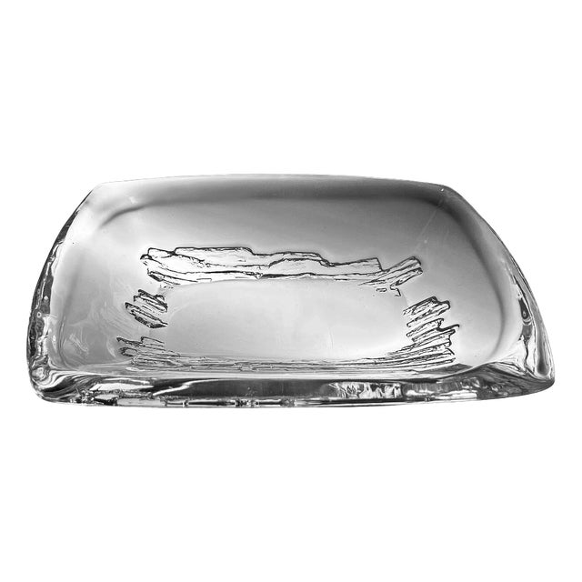 Crystal Glass Centrepiece from Daum France, 1960s For Sale