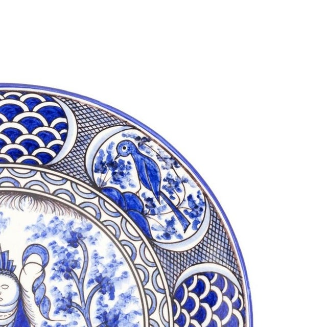 Portuguese Earthenware Plate, 20th Century For Sale - Image 4 of 6