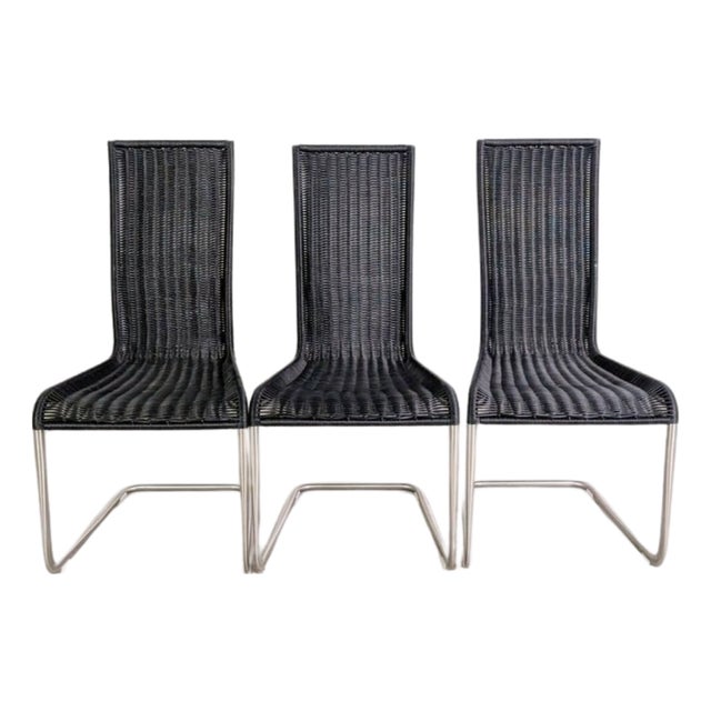 Black B20 Cantilever Chairs by Jean Prouve for Tecta, Set of 3 For Sale