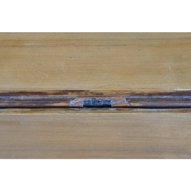 Antique Early American 19th C Cherry Gate-Leg Drop Leaf Dining Console Table 60" For Sale - Image 6 of 18