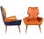 Set of Mid-Century Modern Armchairs in the Style of Gio Ponti, 1950s For Sale - Image 6 of 8