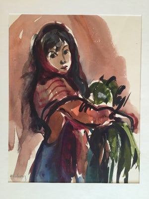Katherine Librowicz, Women with Parrot on Arm