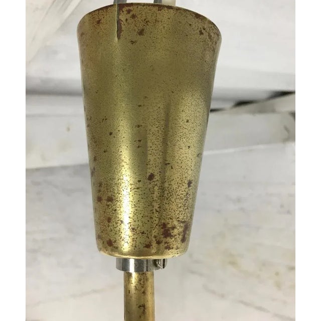 Large Pendant Lamp with Glass Shade, Italy, 1950s For Sale - Image 6 of 10