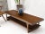 Lane Furniture Mid-Century Modern Long Walnut Bench Coffee Table by Lane For Sale - Image 4 of 10