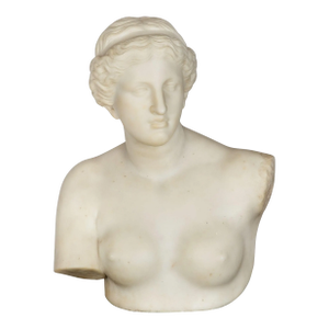 Grand Tour Marble Sculpture Statue Bust of Venus De Milo After the Antique