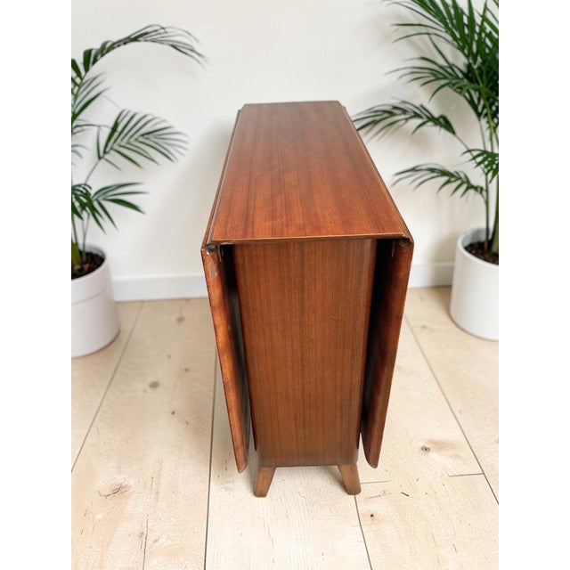 Mid-Century Teak Gate Leg Dining Table Drop Leaf in the style of G Plan, 1970s For Sale - Image 6 of 18