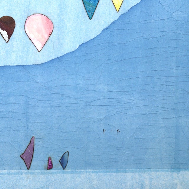 2020s Canyon Skies I - Large Minimalist Blue Landscape Mountains Original Artwork by Peter Kuttner For Sale - Image 5 of 9