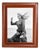 Brown Leather Photo Frame, France, 1950s For Sale