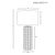 Contemporary Matthew Izzo Home Cece White Scalloped Ceramic With White Linen Drum Shade For Sale - Image 3 of 3