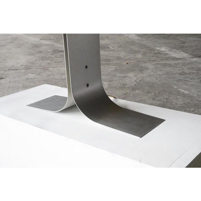 Metal Aluminium Table Lamp by Giuliano Cesari for New Lamp, Italy, 1970s For Sale - Image 7 of 9