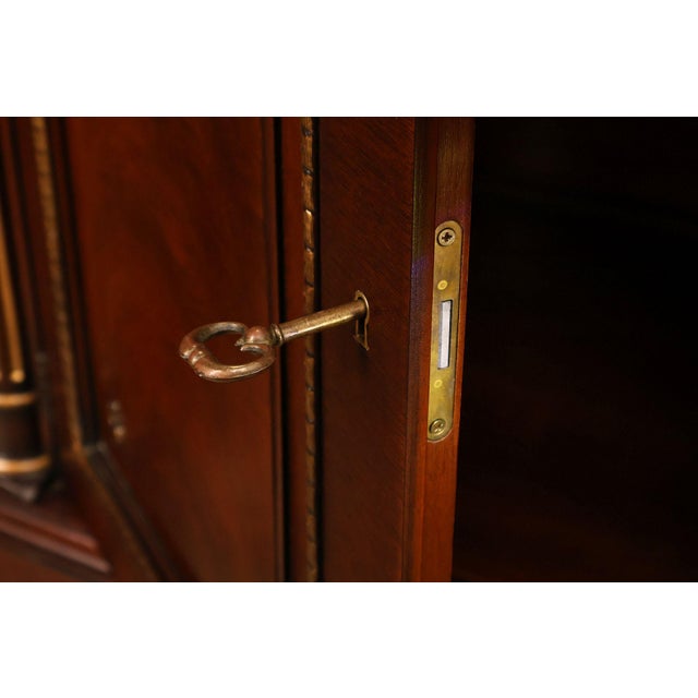 EJ Victor Mahogany Neoclassical Louis XVI Style Sideboard For Sale - Image 15 of 18