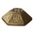MCM Brass Flower Frog or Incense Holder For Sale