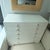 Villa & House Villa & House Frances Chiffon White Lacquered Grasscloth Dresser For Sale - Image 4 of 9