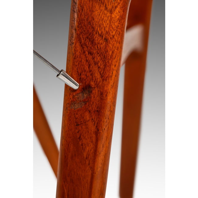 Set of Two ( 2 ) Mid-Century Danish Modern Model Od-61 Counter Height Bar Stools Attributed to Erik Buch for o.d. Mobler, Denmark, 1960's For Sale - Image 17 of 18