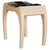 Signed Rumbo Stool 2 in Beech Wood by Jean-Baptiste Van Den Heede For Sale - Image 8 of 8
