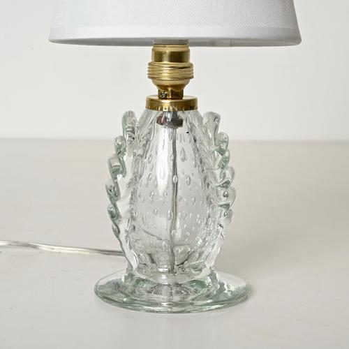 Bullicante Murano Glass Floral Table Lamps from Seguso, Italy, 1950s, Set of 2 For Sale - Image 11 of 16