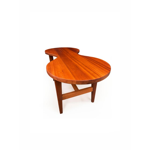 Mid-Century Modern Biomorphic Coffee Table in Teak Wood, 1960 For Sale - Image 4 of 13