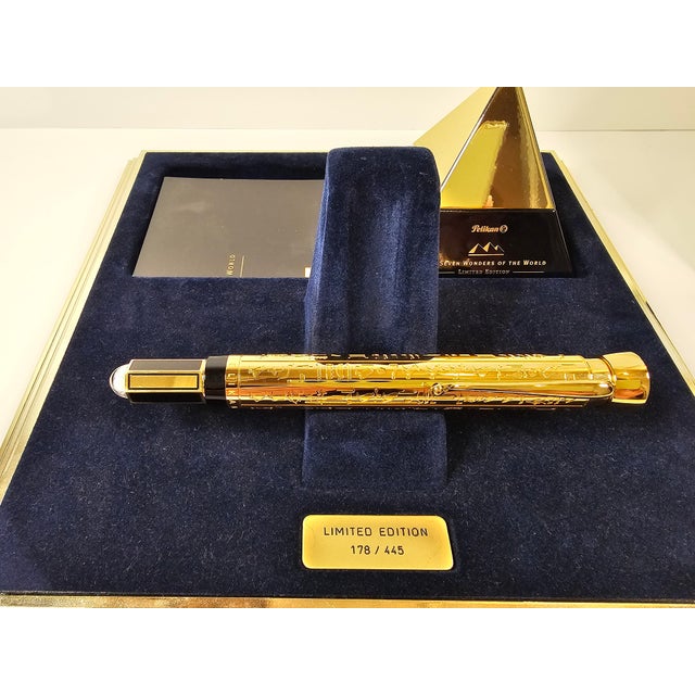 Gold Pelikan Seven Wonders of the World 'Pyramids of Giza' Fountain Pen For Sale - Image 8 of 18