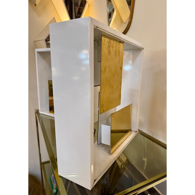 Mid-Century Modern Pair of “Quadro Di Luce” Table Lamps by Gio Ponti for Pollice, Italy, 1960s For Sale - Image 3 of 18