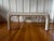1970s Vintage 1970's Split Reed Waterfall Coffee Table With Glass Top & Matching End Table For Sale - Image 5 of 18