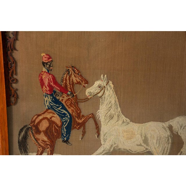 Antique Victorian Needlepoint Fire Screen For Sale - Image 14 of 15