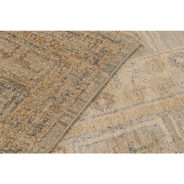 Beige Modern Classics Khotan Style Medallion Natural Silk Rug by Rug & Kilim For Sale - Image 8 of 10