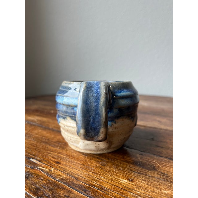 Traditional Late 20th Century Studio Pottery Mug or Cup For Sale - Image 3 of 6