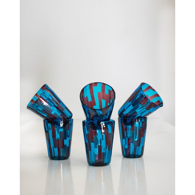 Murano Glasses by Mariana Iskra, Set of 6 For Sale - Image 11 of 17