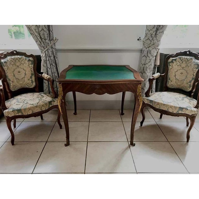 19th Century Louis XV Console Game Table, 1850s For Sale - Image 13 of 18