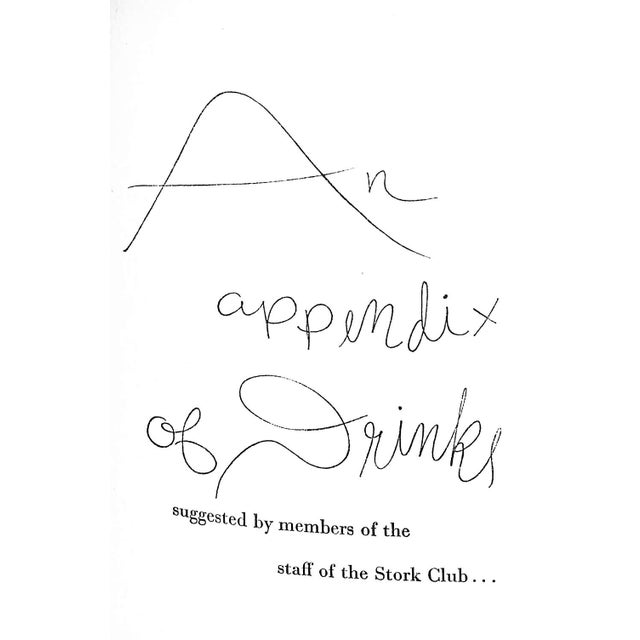 "The Stork Club Bar Book" Book 1946 Beebe, Lucius For Sale - Image 4 of 12