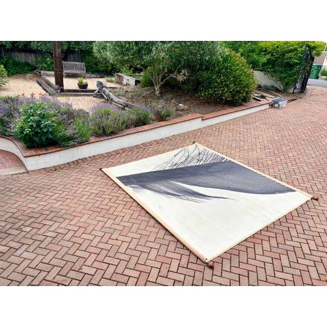 1990s Museum-Scale Photographic Canvas 10’ X 13’ Former Oakland Museum Exhibition Piece Rare Statement Artwork For Sale - Image 5 of 12