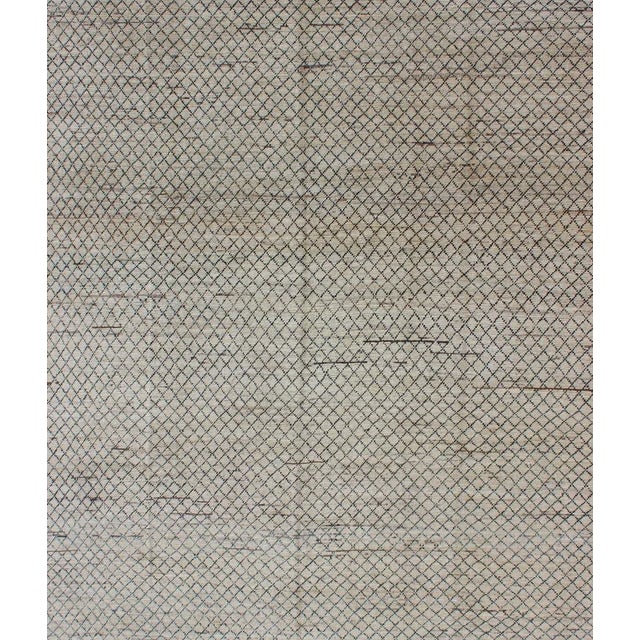 2020s Keivan Woven Arts All-Over Modern Rug Subdued Design in Muted Tones For Sale - Image 5 of 12