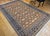 Vintage Turkish Hereke Rug, Hand-Woven Wool, Allover Geometric Design, 7' x 10' For Sale - Image 4 of 18