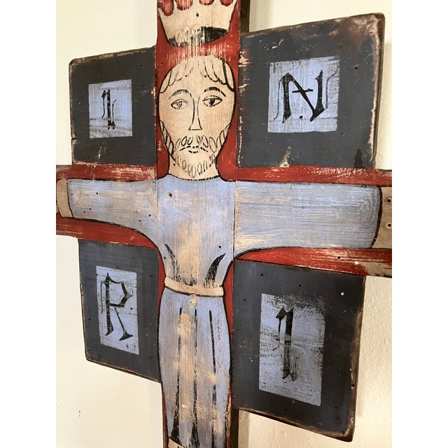 1990s 1990s Early Byzantine Revival Crucifix (California) For Sale - Image 5 of 7