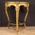 Wood Gilded & Lacquered Coffee Table with Faux Marble For Sale - Image 7 of 13