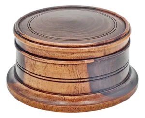 Treen Round Box, Early 20th Century, England
