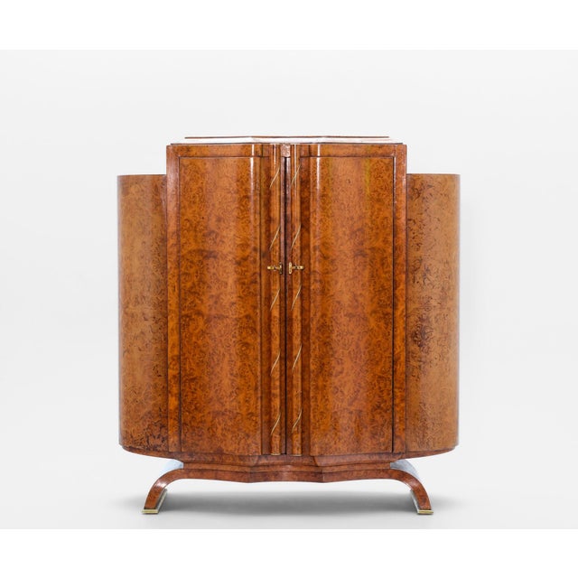 Fine Art Deco Amboyna Burr Table Top Cabinet, 1930s For Sale - Image 16 of 16