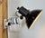 Industrial Black Enamel Scissor Wall Lamp, 1950s For Sale - Image 17 of 18