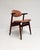 Brown Leather Cowhorn Chair, 1970s For Sale - Image 14 of 14