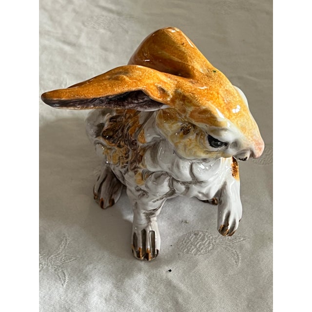 Circa 1960 Italian Bunny Rabbit Figurine For Sale - Image 9 of 10