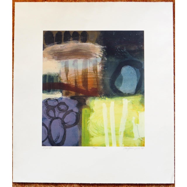 Abstract Signed & Numbered Abstract Print by Gary Denmark C. 1998 For Sale - Image 3 of 5