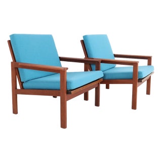 Capella Teak Chair by Illum Wikkelsø for Niels Eilersen, 1960s For Sale