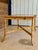 Vintage Organic Modern Rattan Dining Table With Glass Top For Sale - Image 9 of 12