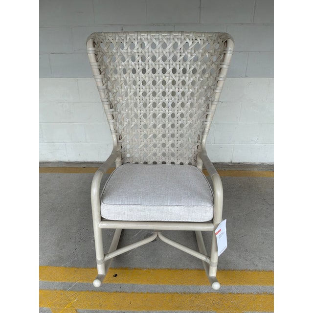 McGuire Exalt Rocking Chairs - Pair. For Sale - Image 11 of 12